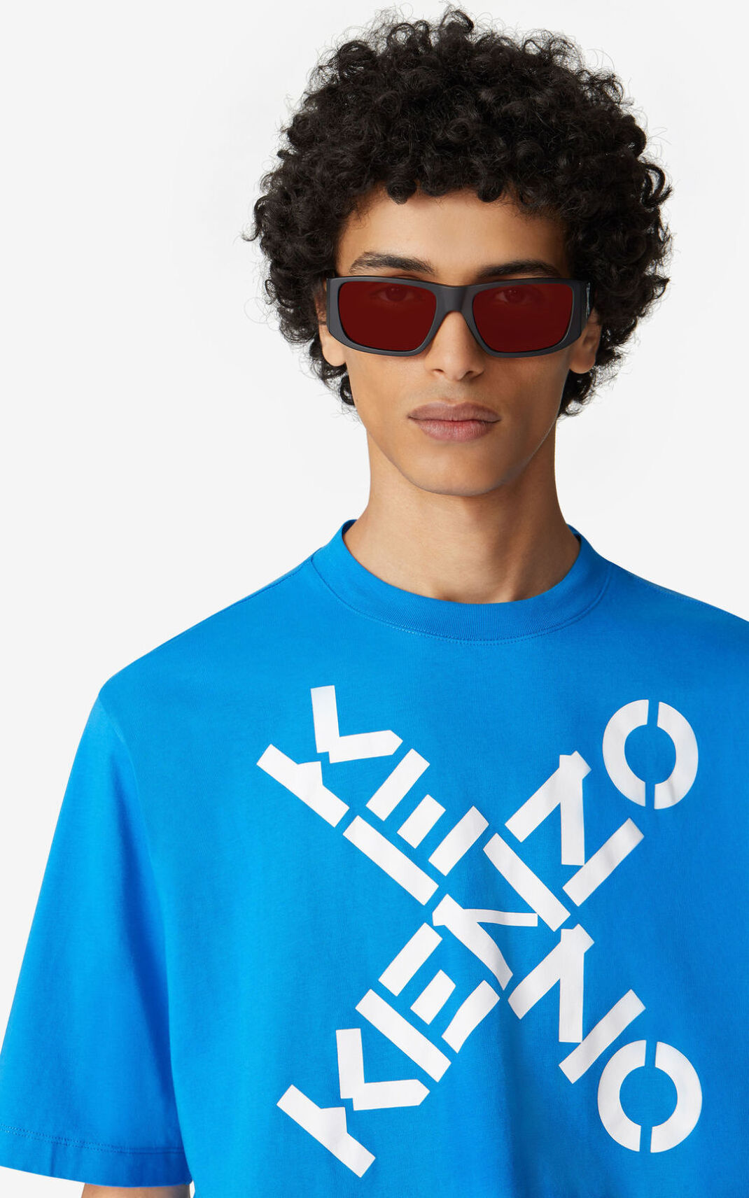 T Shirt Kenzo Sport Big X Homme Bleu | GEXB-35182